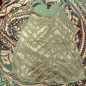 Forever 21 XL Sequin Tank